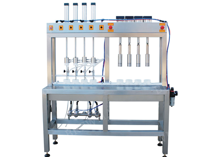 4 Heads Beer Manual Bottling And Capping Machine for Sale
