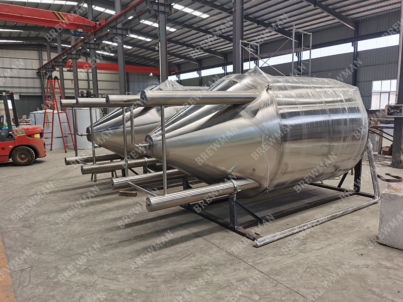 Four Sets 2000L Stainless Beer Conical Fermenters in Stock