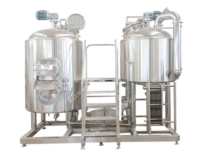 7 bbl Electric Skid Mounted Combined 3 Vessel Brewhouse Price