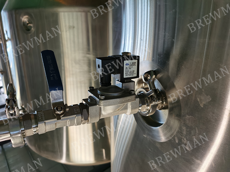Stainless Steel Glycol Solenoid Valve for Fermenters and Brite tanks