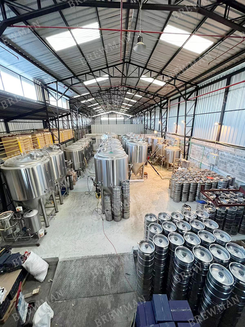 2000L Stainless Steel Conical Fermenter Finished Installation in