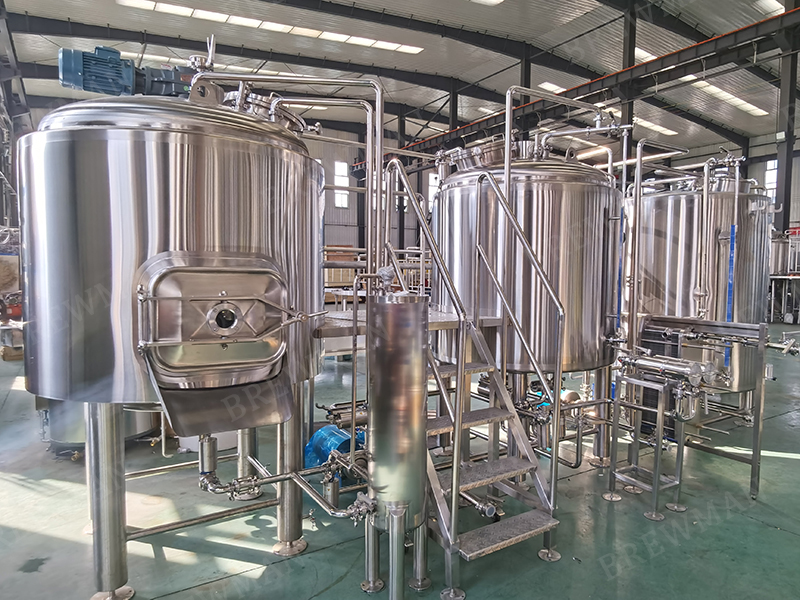 1000l 2 Vessels Brewhouse Beer Equipment in Chile