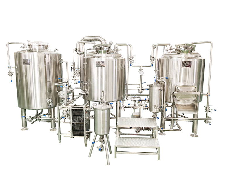 2.5 bbl Indirect Fire Heating Beer Brewhouse